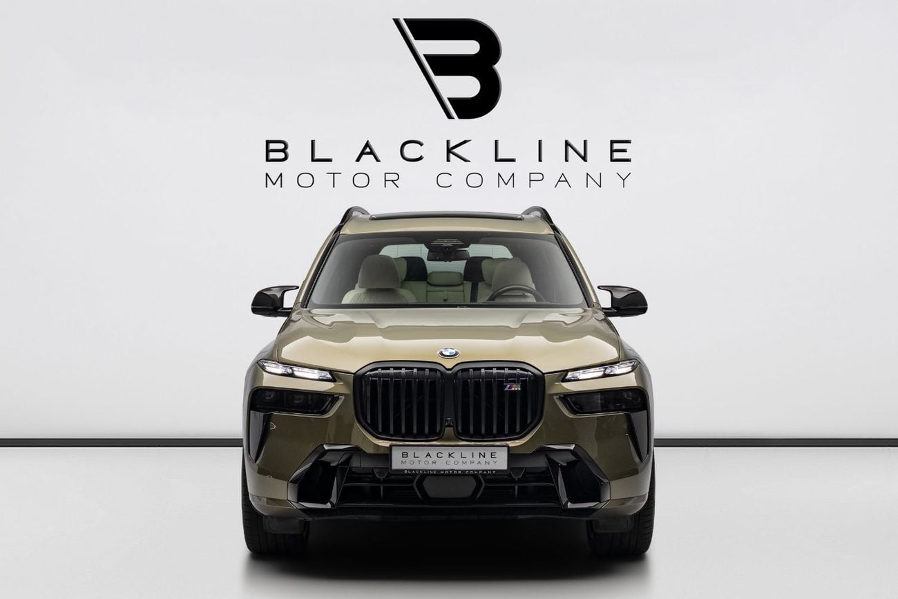 BMW X7 M60i XDRIVE BUY NOW, PAY 2027 | THE BLACKLINE STANDARD | 2030 BMW Warranty + Service, GCC, Low KMs