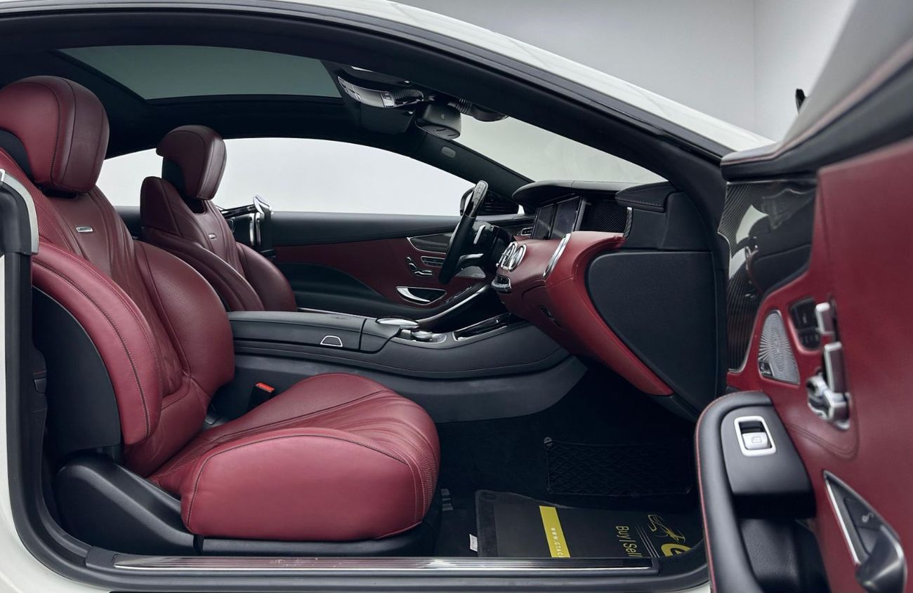 Mercedes-Benz S 63 AMG Coupe 2017 Mercedes Benz S63 AMG 4MATIC, Full Service History, Excellent Condition, GCC