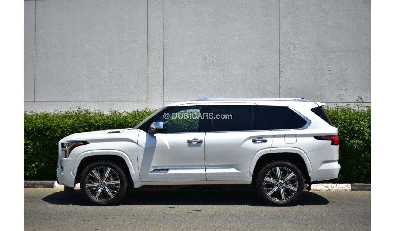 Toyota Sequoia Capstone Hybrid V6 3.5L Turbo 4wd Automatic. UAE Registration +10%