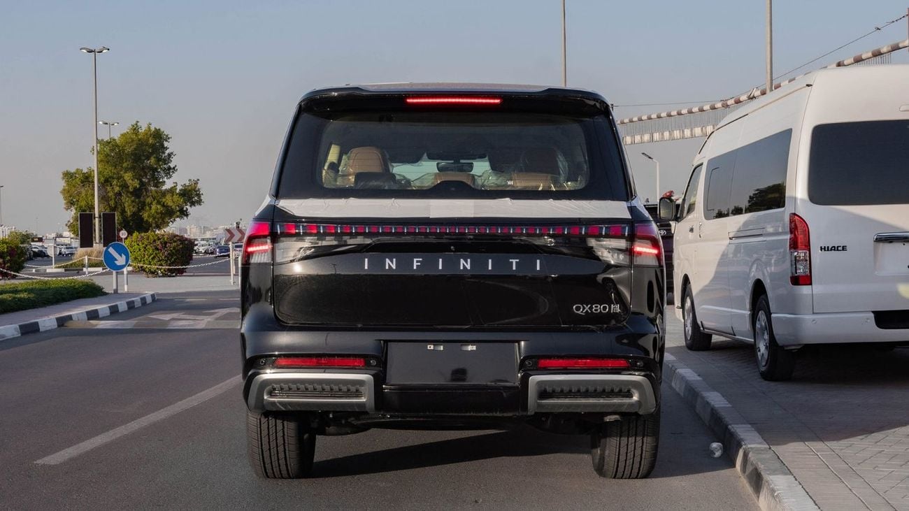 إنفينيتي QX80 2026 Infiniti QX80 Sensory 3.5L AT Petrol (Black-Tan)