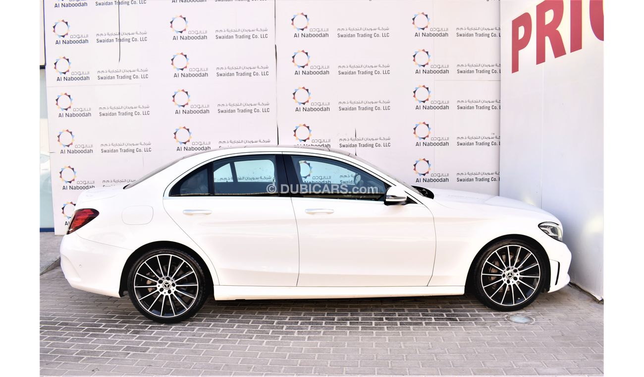 Mercedes-Benz C 200 AED 2399 PM | 2.0L C-200 AMG KIT GCC DEALER WARRANTY