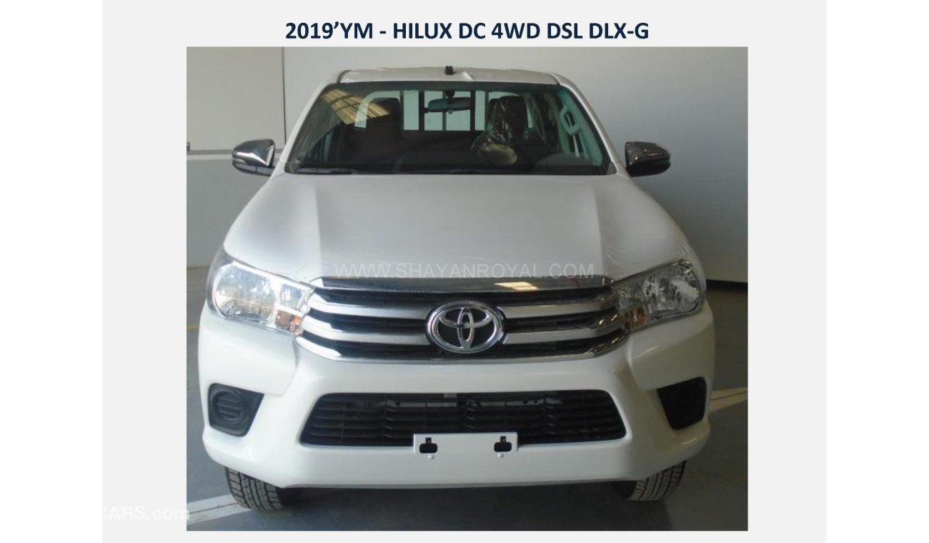 Toyota Hilux D/C 2.4L 4WD Diesel DLX-G 2019 ( Export Only )