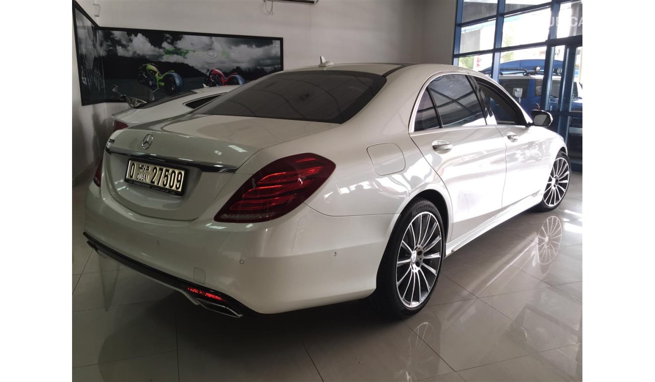 Mercedes-Benz S 500 2014 - gulf specs, fully loaded warranty till Nov 2016