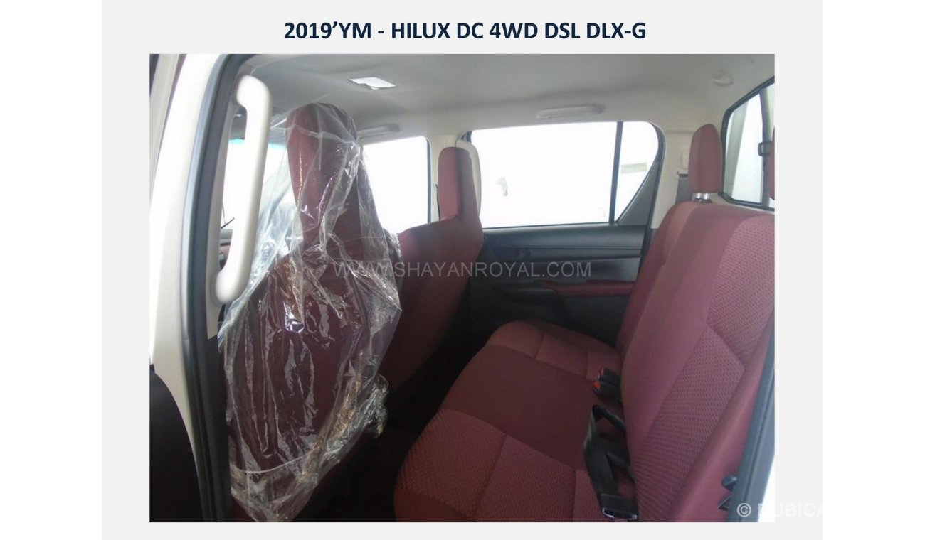 Toyota Hilux D/C 2.4L 4WD Diesel DLX-G 2020 ( Export Only )