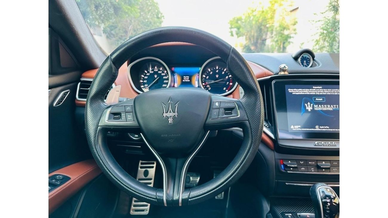 Maserati Ghibli S Q4 AED 1,16 PM | MASERATI GHIBLI 3.0L V6 | GCC SPECS | ORIGINAL PAINT | MINT CONDITION