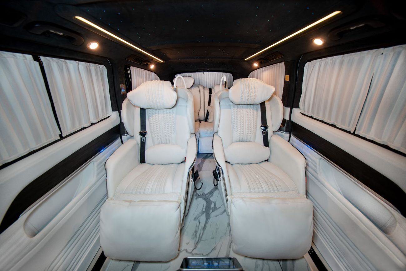 Mercedes-Benz V 300 Ramadan Special Offer | Luxury VIP Van | Reclining Seats | Fridge | Starlight Roof