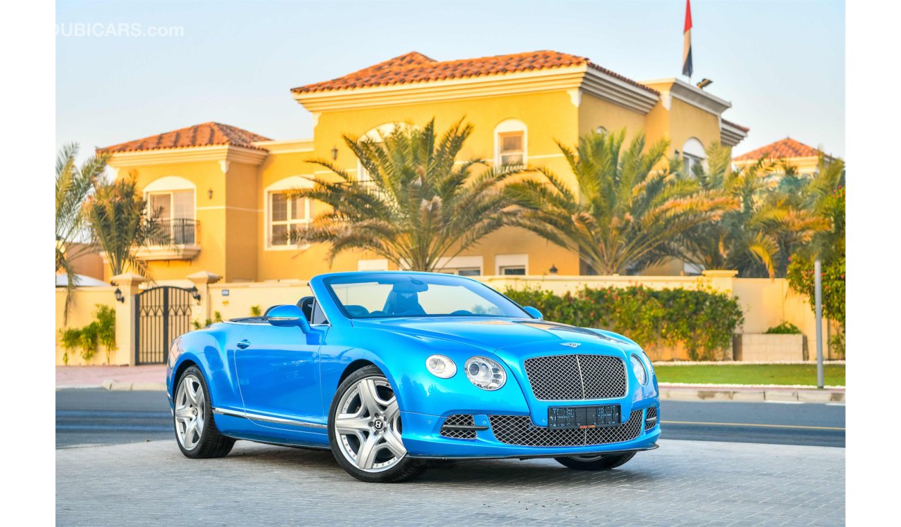 Bentley Continental GTC W12 + Mulliner Edition - AED 5,676 PM! - 0% DP