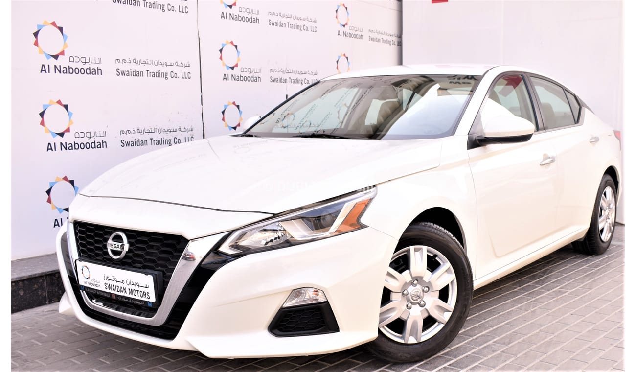 Nissan Altima AED 1039 PM 2.5L S 2020 GCC DEALER WARRANTY