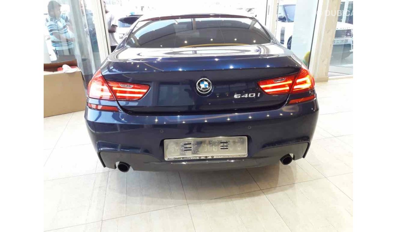 BMW 640i خليجي مالك واحد تشيكات وكالة فول اوبشن اربع فصوص كاميرات حساسات Display نفكيشن بصمة غراند كوبيه