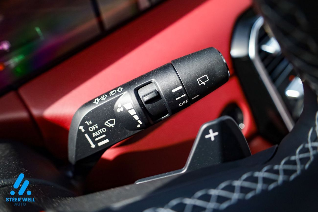 Nissan Patrol LE Platinum | GCC Specs | 3.5L Twin-Turbo V6 | AWD | 9AT | 8-Seater | Height Control | Red Interior