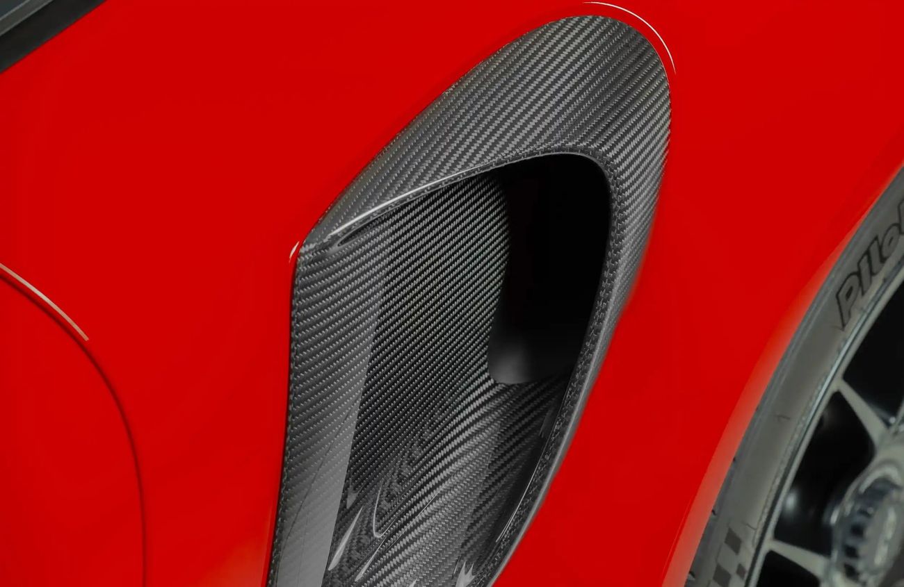 بورش 911 3.8L F6 Twin-Turbocharged Engine