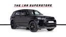 Land Rover Range Rover Sport HSE 3.0L (340 HP) GCC Specs-Black On Black-22 Inch Gloss Black Rims-Panoramic Roof