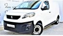 Peugeot Expert 2.0L MANUAL VAN DIESEL 2018 GCC SPECS AGENCY WARRANTY UP TO 2023 OR 200,000KM