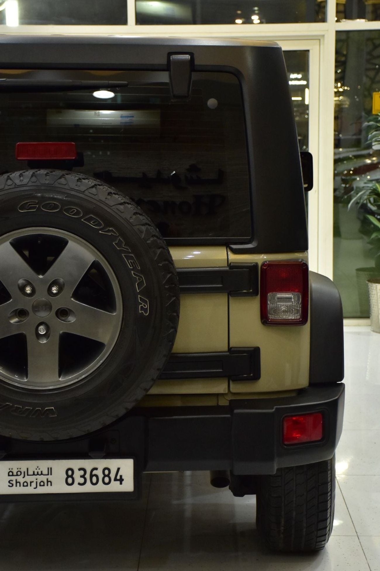 Jeep Wrangler SPORT EXCELLENT DEAL for our Jeep Wrangler Sport ( 2017 Model ) in Beige Color GCC Specs
