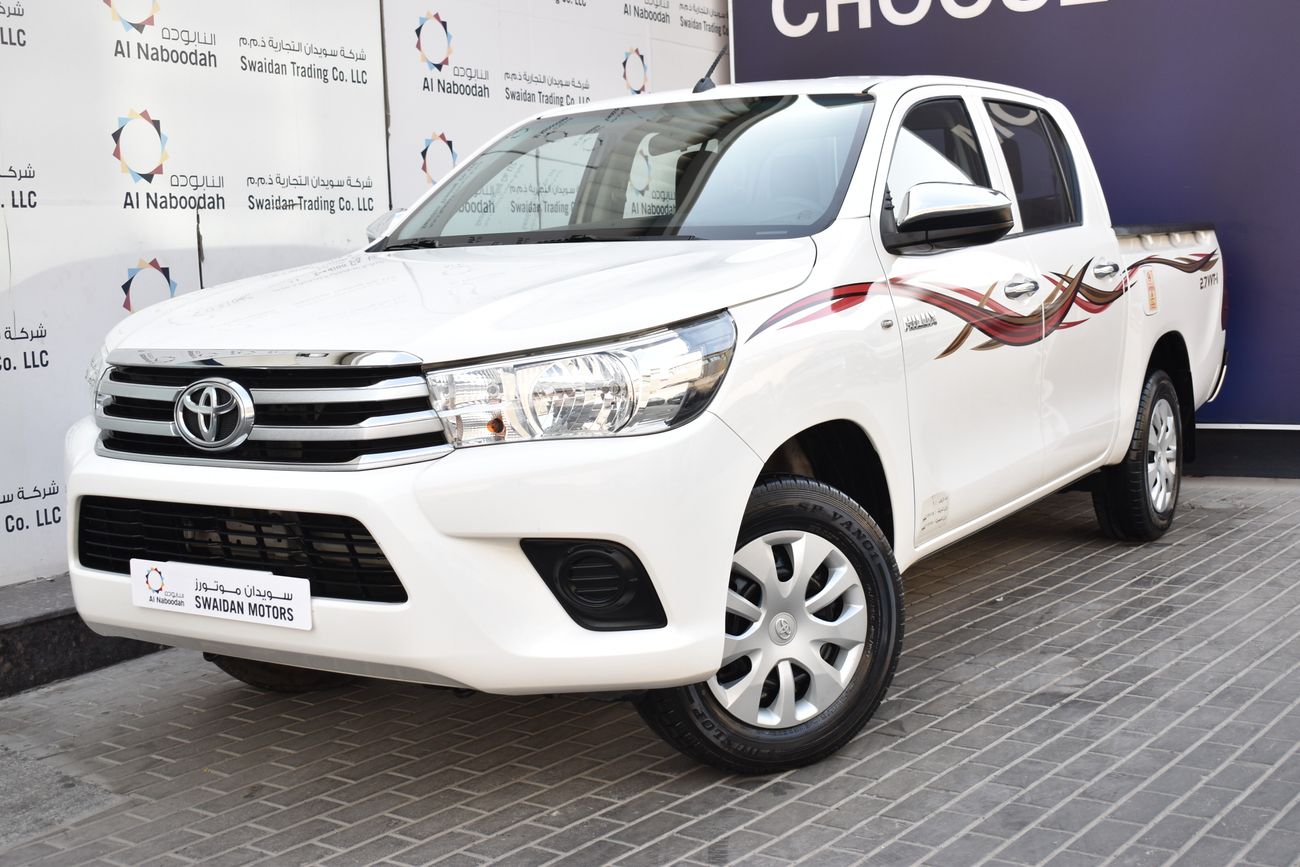 Toyota Hilux AED 1279 PM | 2.7L MT DC 2WD GCC DEALER WARRANTY