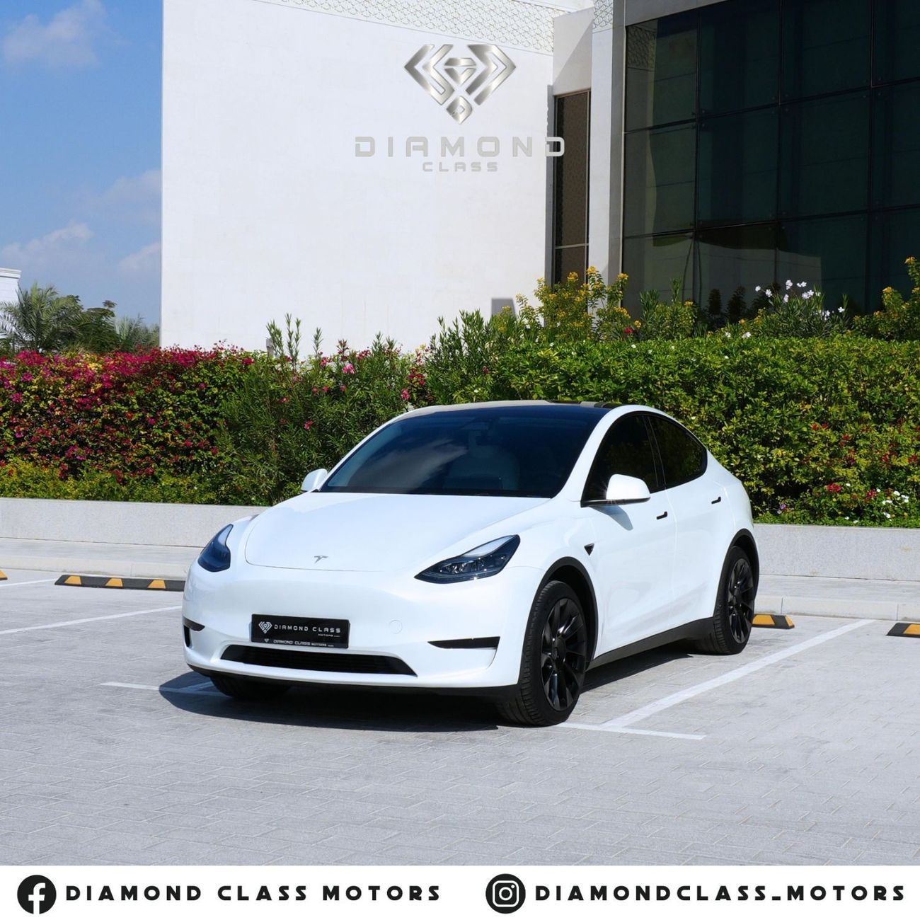 Tesla Model Y Tesla Model Y White interior Auto Pilot  2024 GCC  Warranty  Tesla UAE