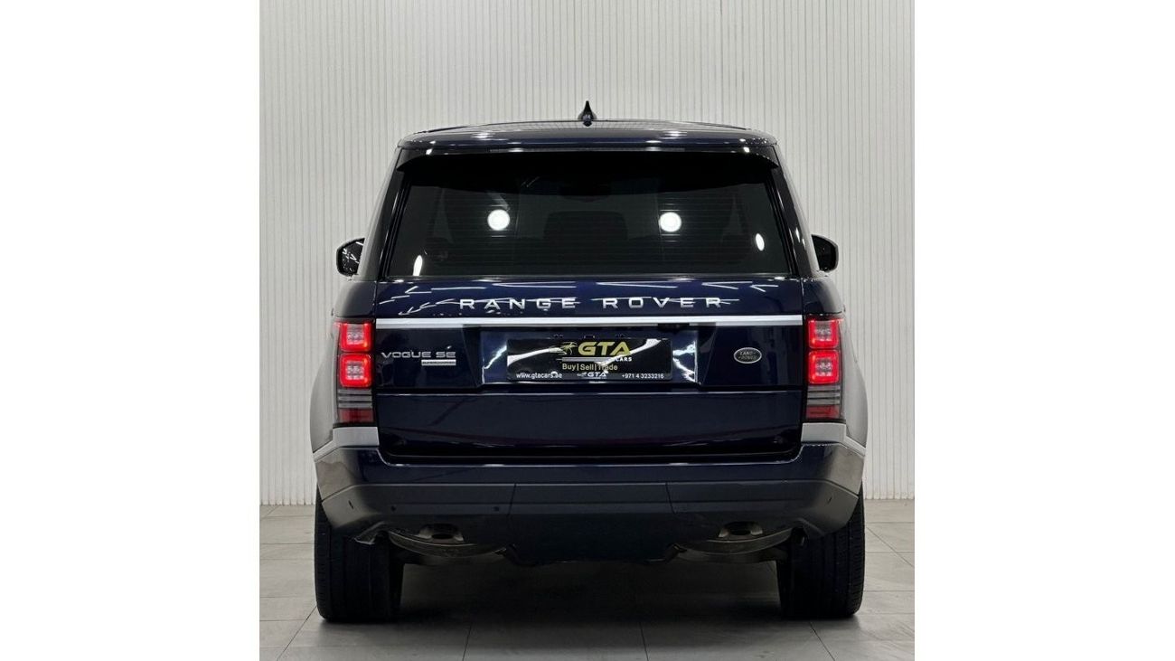 لاند روفر رينج روفر 2017 Range Rover Vogue SE Supercharged, Warranty, Service History, Full Options, Low Kms, GCC