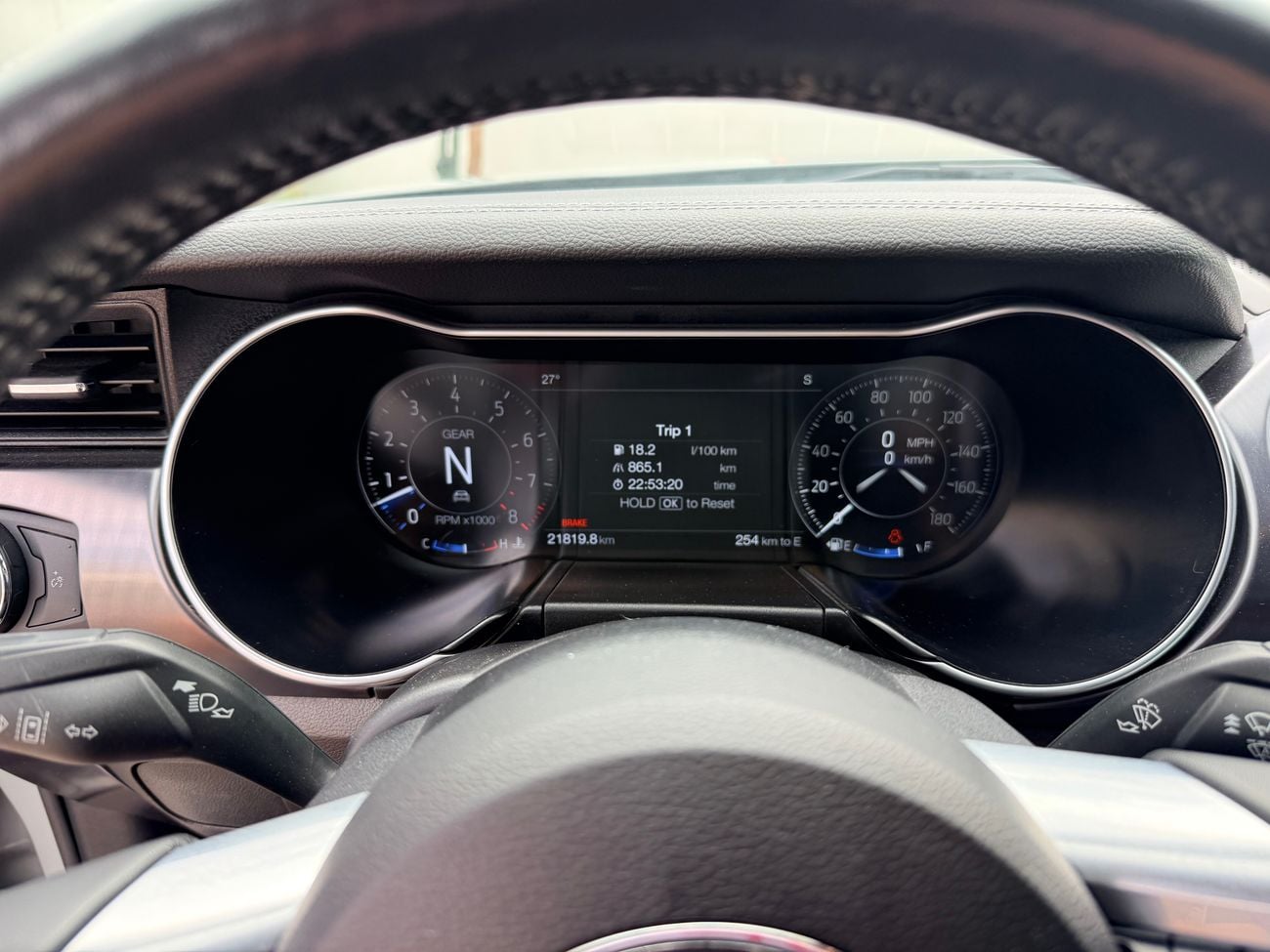 Ford Mustang Mach 1 - Elite Pack - Jet fighter Grey - 22k - Rare Manual