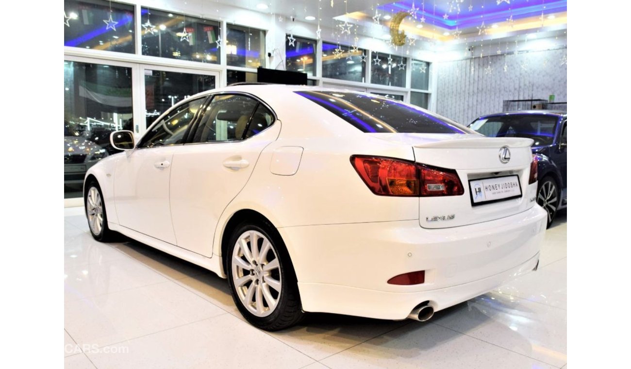 Lexus IS300 ( ONLY 87000 KM & With SERVICE HISTORY ) Amazing Lexus IS 300 2008 Model!! in White Color! GCC Specs