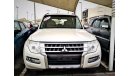 Mitsubishi Pajero 2015 WHITE GCC NO ACCIDENT NO ACCIDENT PERFECT