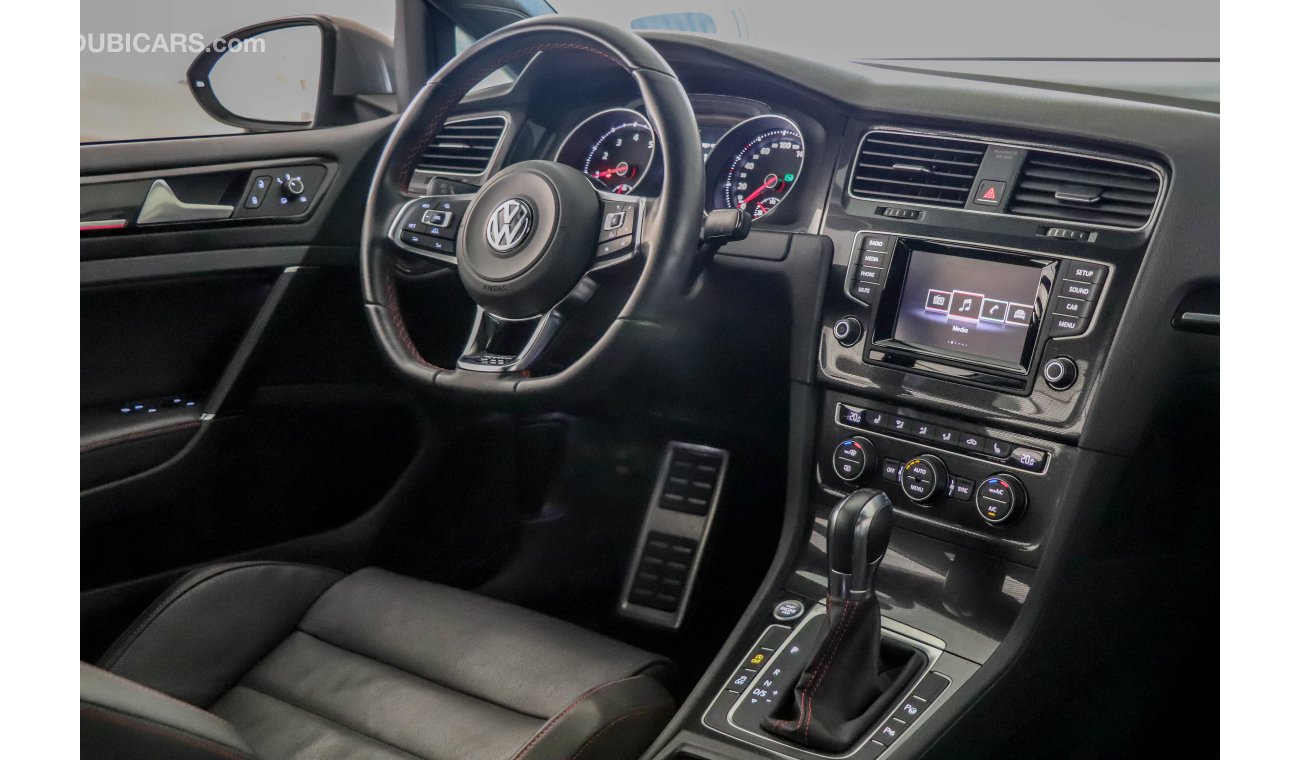 Volkswagen Golf GTI 2016 GCC under 2 Warranty with Zero Down-Payment.