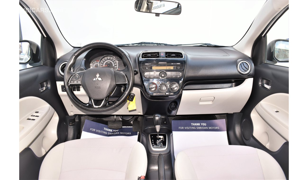 Mitsubishi Attrage AED 704 PM | 1.2L GLX GCC WARRANTY