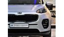 كيا سبورتيج ORIGINAL PAINT ( صبغ وكاله ) KIA Sportage 2018 Model!! in Silver Color! GCC Specs