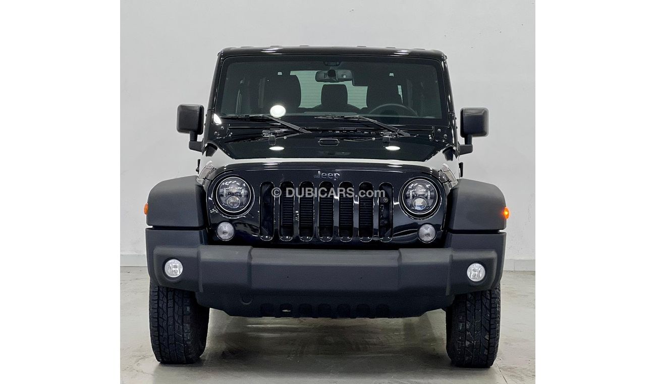 جيب رانجلر انليميتيد ويليز ويلير 2017 Jeep Wrangler Unlimited Willys, Warranty, Service History, GCC