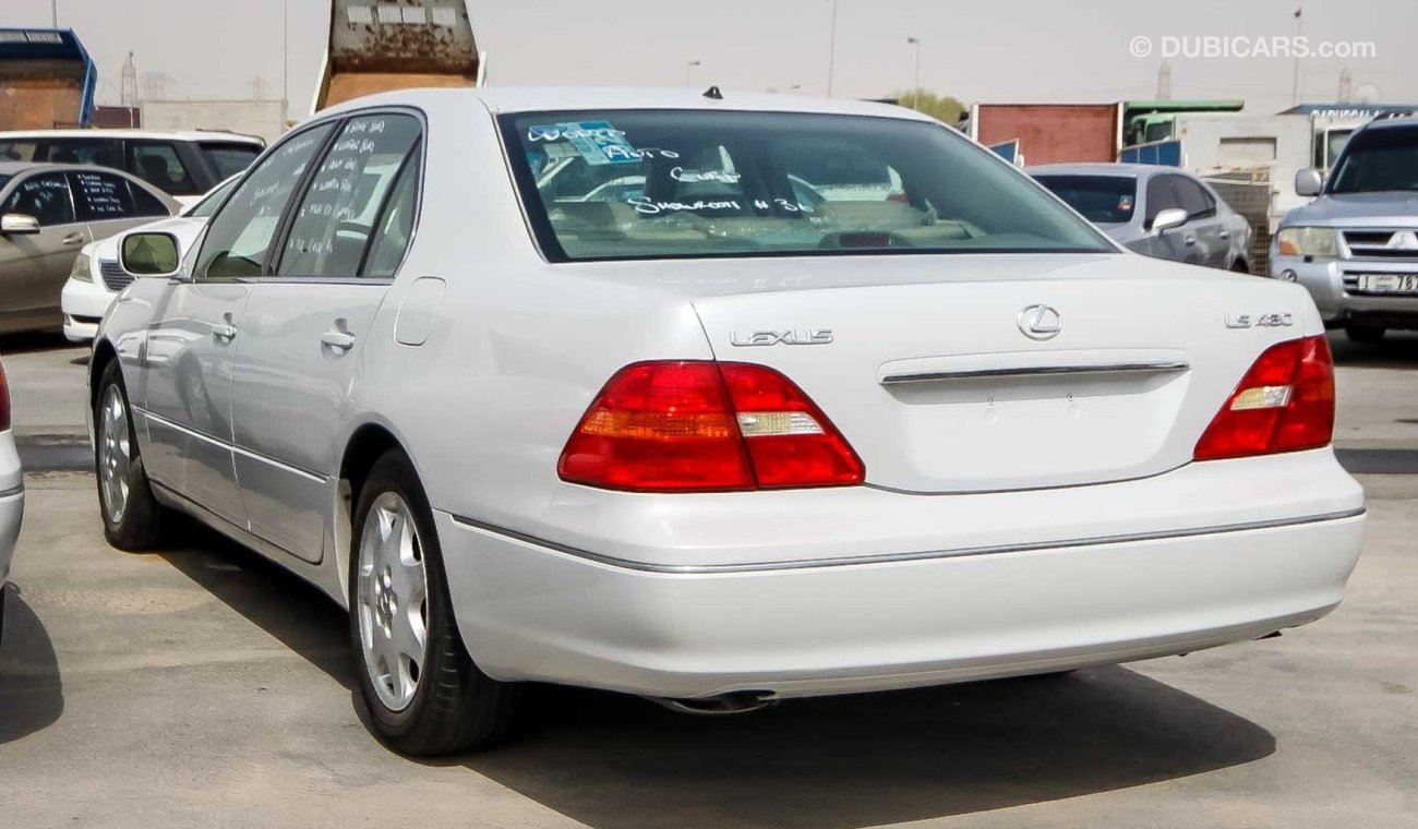 لكزس LS 430 2001 Lexus LS 430 White | A 1007