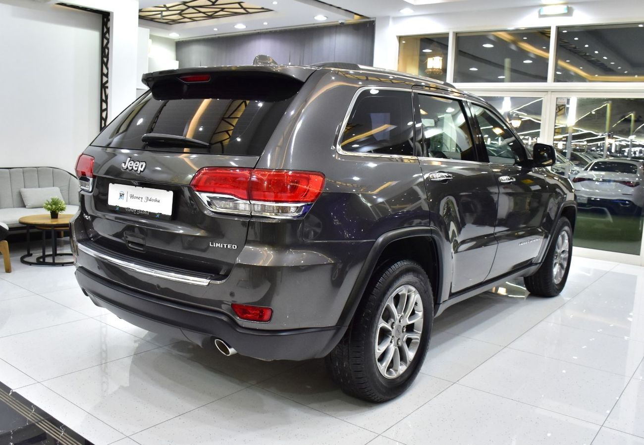 جيب جراند شيروكي LIMITED EXCELLENT DEAL for our Jeep Grand Cherokee Limited 4x4 ( 2015 Model ) in Grey Color GCC Specs