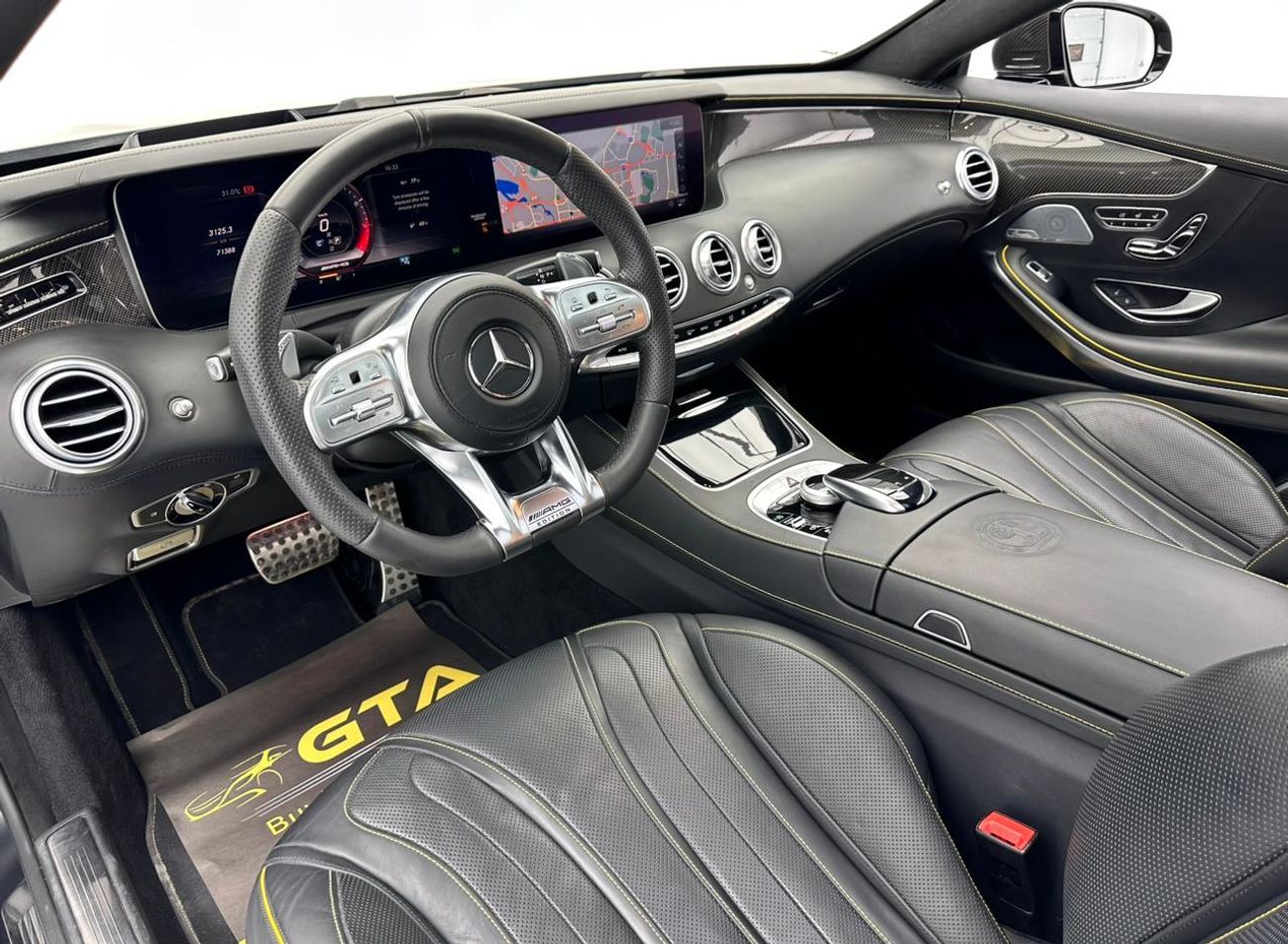 Mercedes-Benz S 63 AMG Std 4.0L (604 HP) 2018 Mercedes-Benz S63 AMG, Yellow Night Edition, Mercedes FSH,