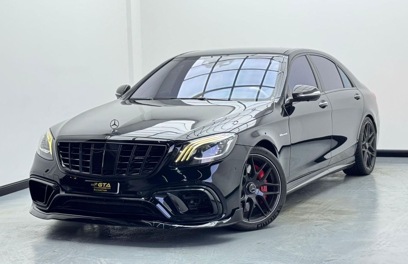 Mercedes-Benz S 63 AMG Std 5.5L 2015 Mercedes-AMG S 63 4MATIC L, Fully Loaded, Service History, GCC