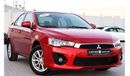Mitsubishi Lancer GLS Mitsubishi Lancer 2017 GCC in excellent condition