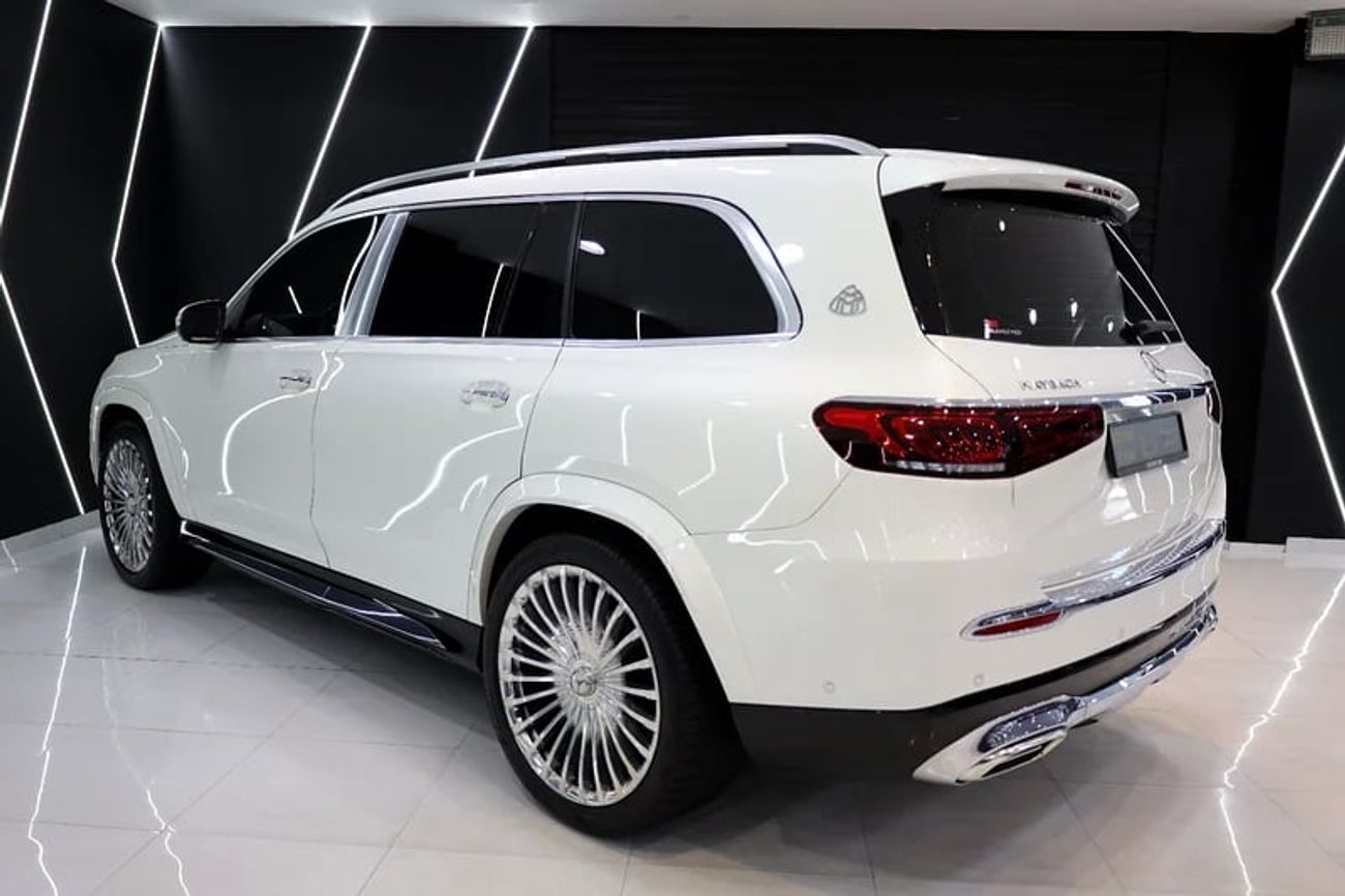 Mercedes Maybach GLS600 Maybach Rear-Seat Entertainment, Rear VIP Seats, Burmester Audio, Panoramic Roof, GCC!