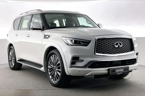 إنفينيتي QX80 Luxe Sensory ProActive (8 Seater) | شامل الضمان | 0 ﺪﻔﻋﺓ ﺃﻮﻟﻯ