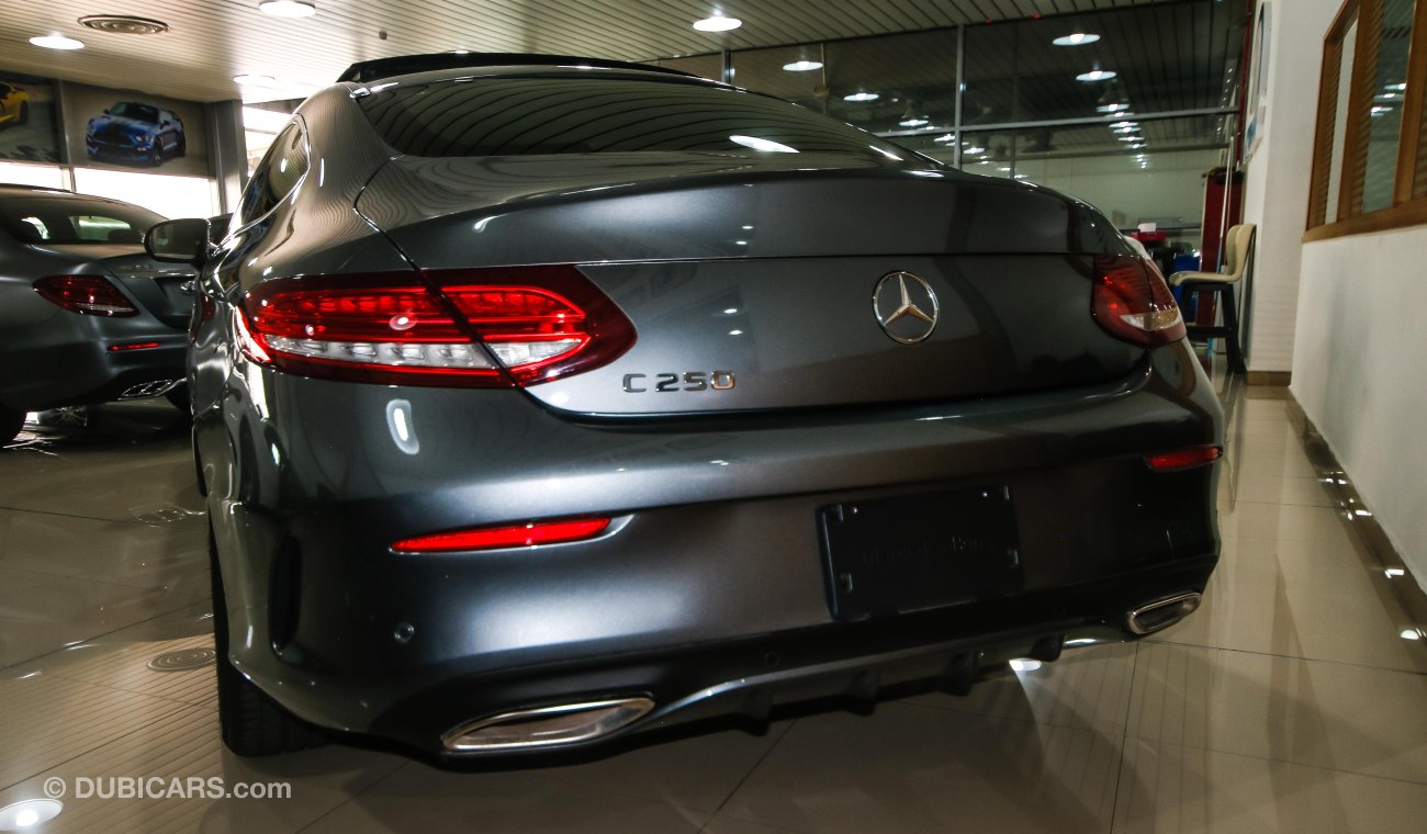 Mercedes-Benz C 250 Coupé, 2.0L, 4cyl Turbo, GCC Specs with 2 Years Unlimited Mileage Warranty