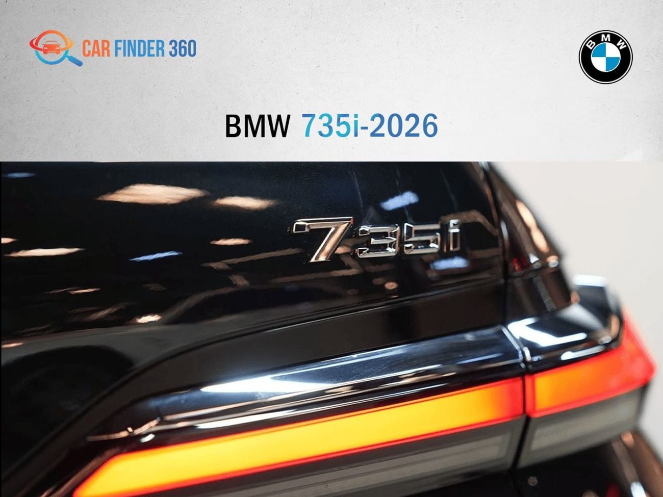 BMW 735i BMW 7 Series 735 2026 (Export  Only)