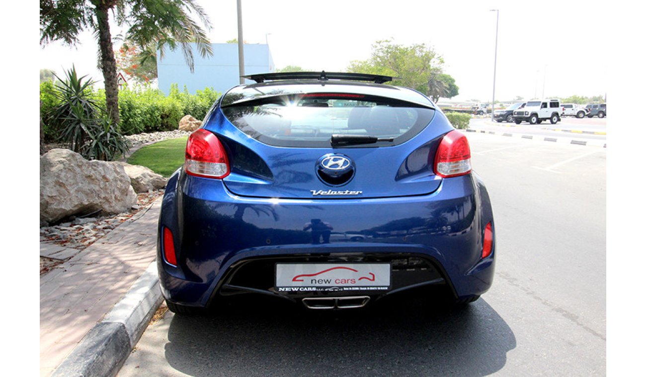 Hyundai Veloster GCC - Hyundai - Veloster - 2016 - Blue- ZERO DOWN PAYMENT - 865 AED/MONTHLY