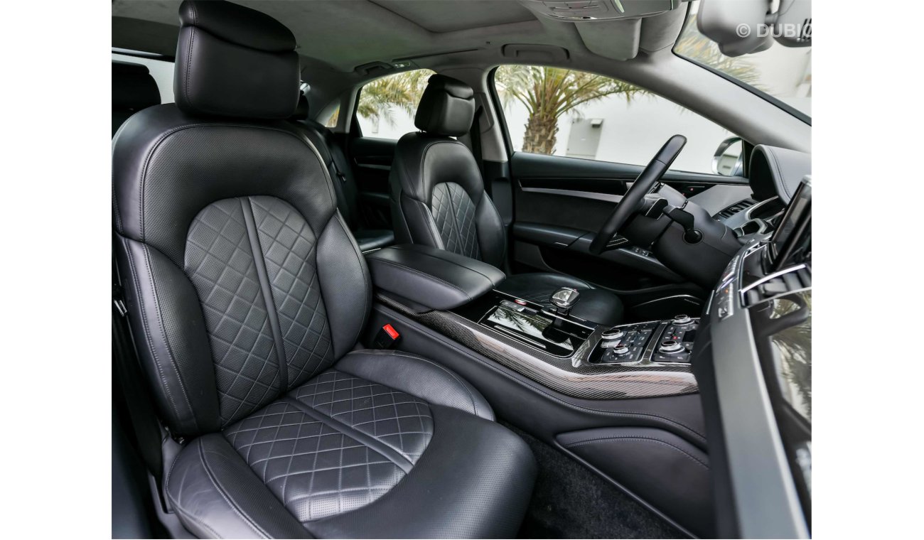 Audi S8 Under Warranty  - GCC - AED 2,664 PER MONTH - 0% DOWNPAYMENT