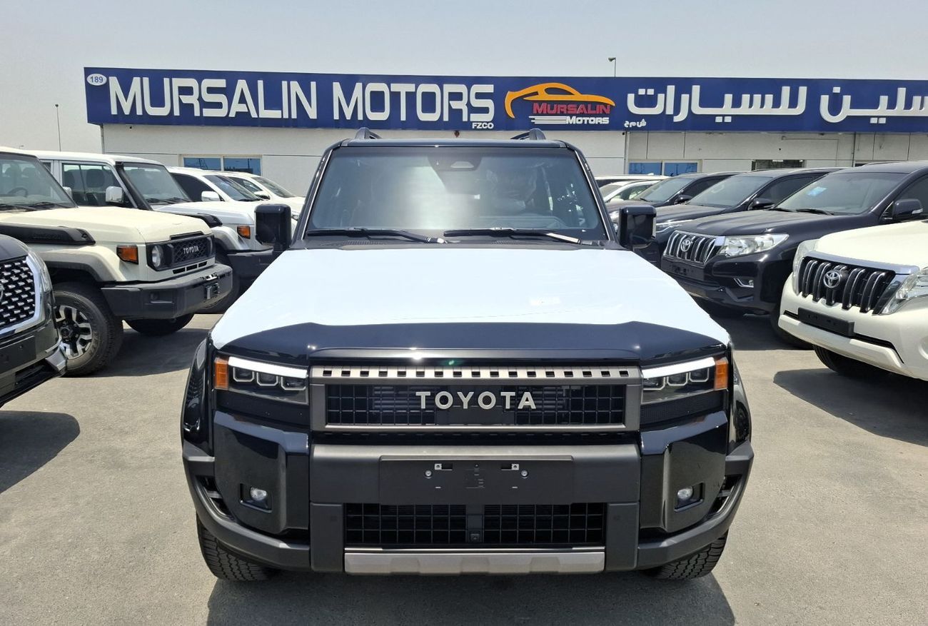 Toyota Prado Toyota Prado Luxury 2.4L 2025 GCC Black inside Brown Petrol Radar (Export Only)