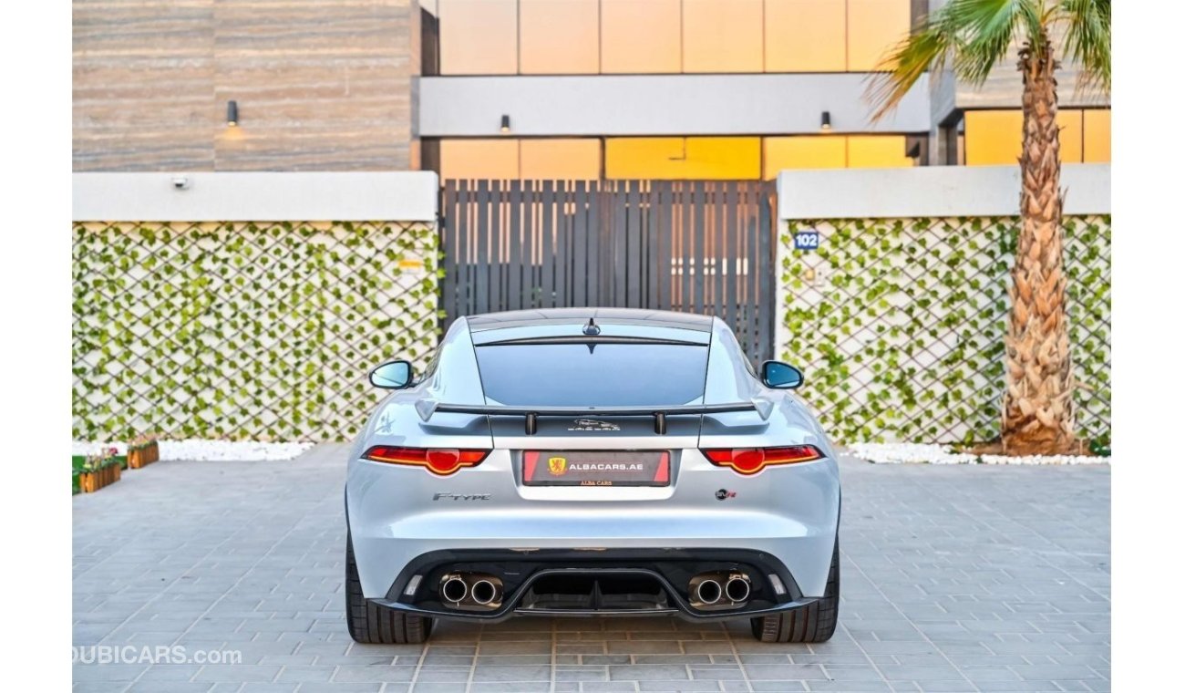 جاغوار F-Type SVR - 5.0SC V8 575HP | 5,855 P.M | 0% Downpayment | Full Option | Impeccable Condition