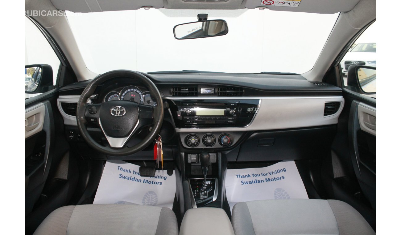 Toyota Corolla 1.6L SE 2015 WITH WARRANTY