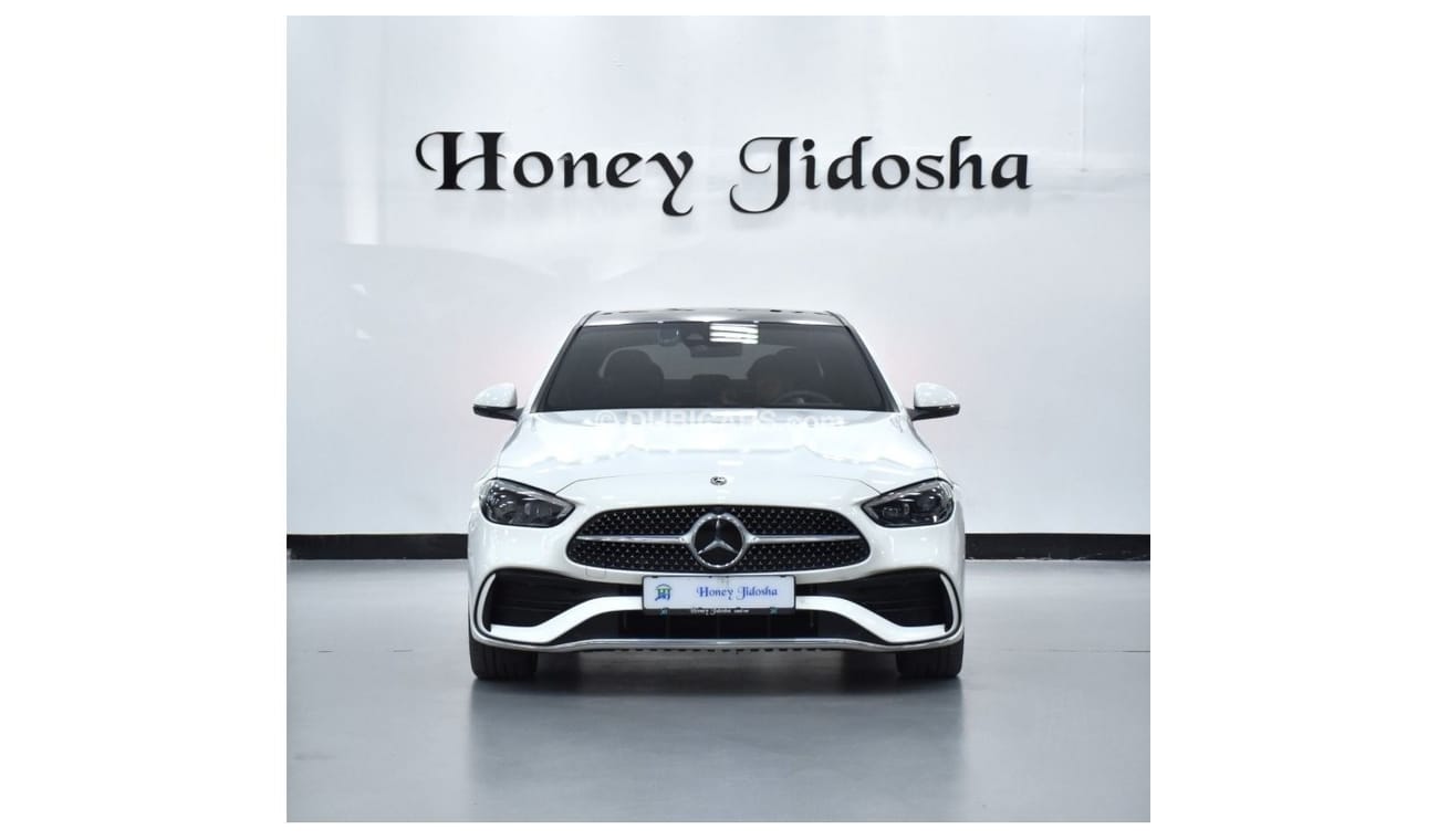 مرسيدس بنز C 300 EXCELLENT DEAL for our Mercedes Benz C300 ( 2022 Model ) in White Color Korean Specs