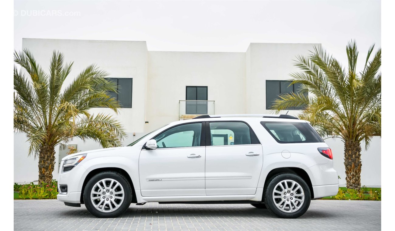 GMC Acadia Denali - AED 1,547 Per Month - 0% DP