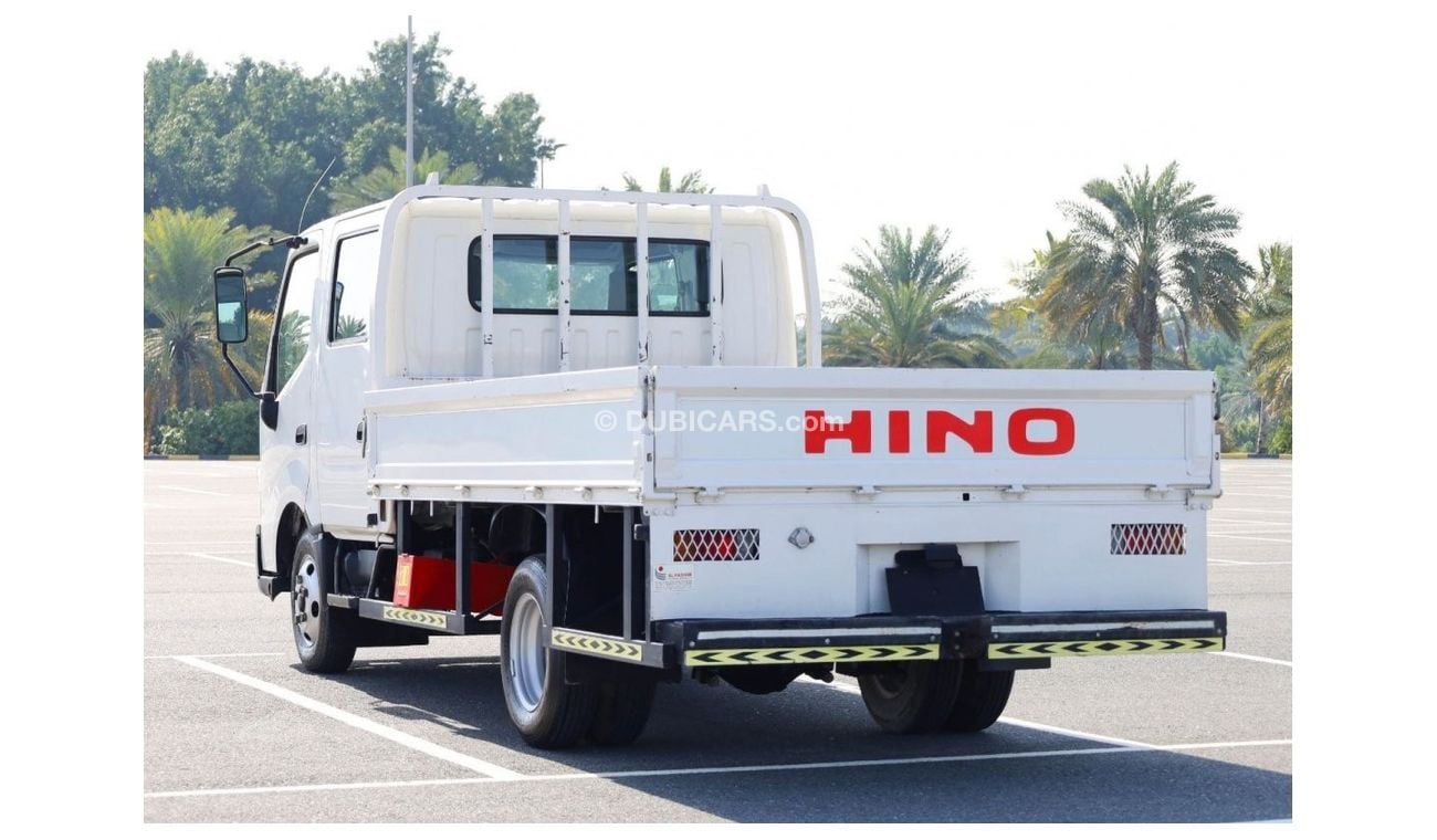 Hino 300 Series 614 Dual Cab Truck with Rear AC | Excellent Condition | GCC