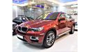 BMW X6 ( ONLY 53000KM ) AMAZING BMW X6 2014 Model!! in Maroon Color! GCC Specs