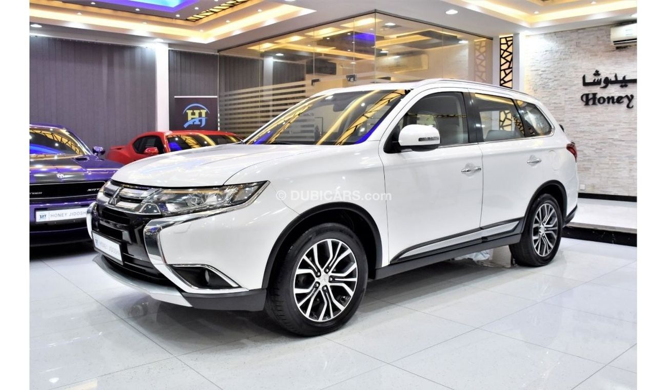 Mitsubishi Outlander EXCELLENT DEAL for our Mitsubishi Outlander 4WD V6 ( 2016 Model ) in White Color GCC Specs