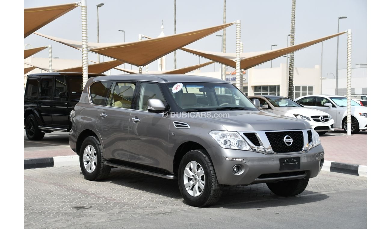 نيسان باترول رمادي 2013 خليجى بحالة ممتازة بدون صبغ بدون حوادث