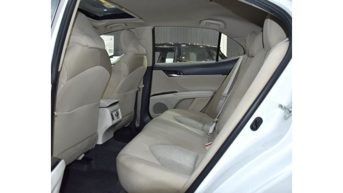 Toyota Camry EXCELLENT DEAL for our Toyota Camry SE ( 2019 Model ) in White Color GCC Specs