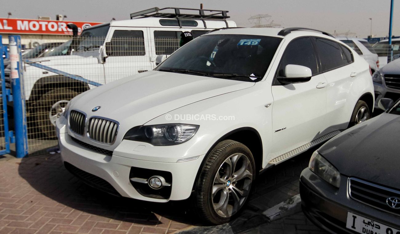 BMW X6 4.0 diesel twin turbo white with white interior right hand drive for export only